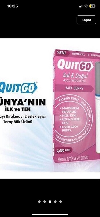  Beden Quitgo s.gara bıraktırıcı