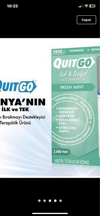  Beden Renk Quitgo s.gara bıraktırıcı