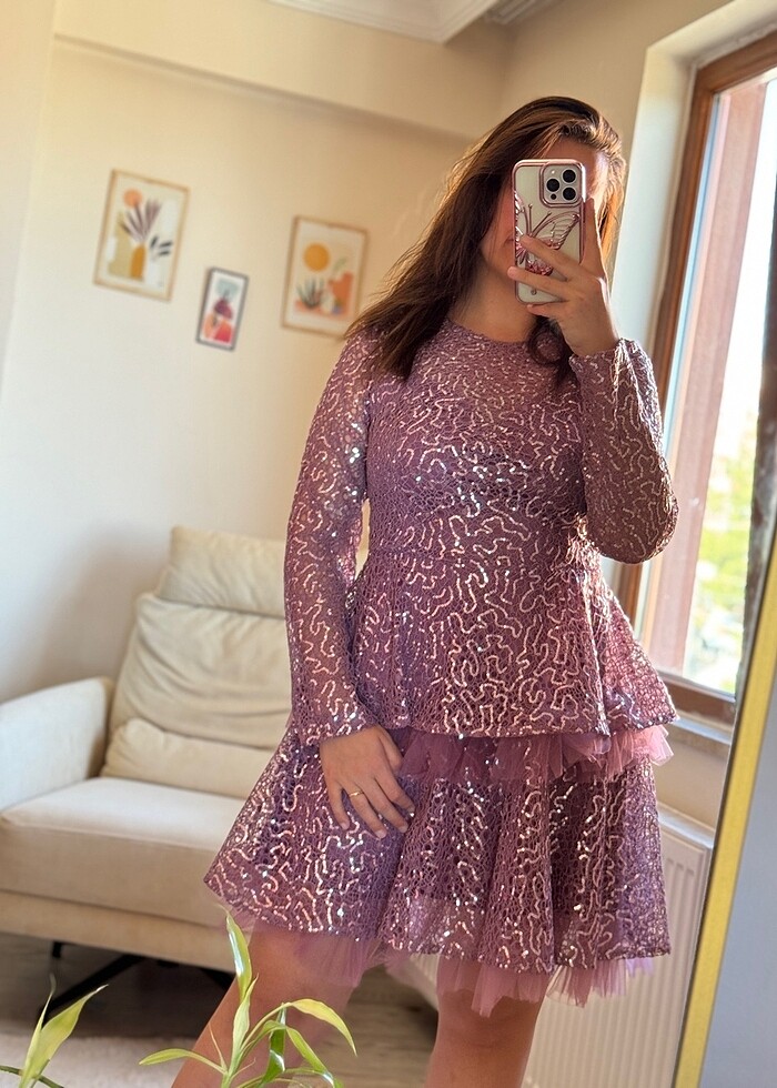 Pullu abiye - Görsel 2