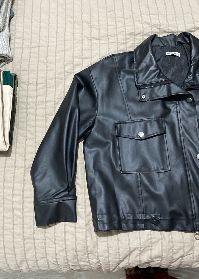 Deri ceket - Görsel 3