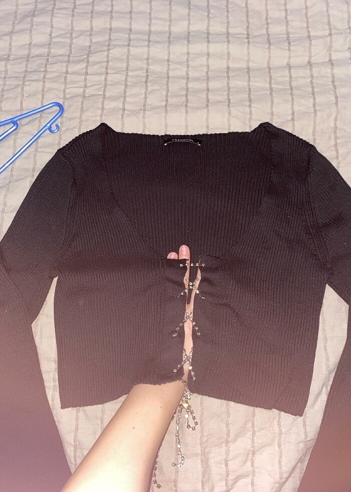 Crop taşlı - Görsel 4