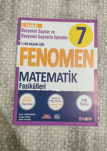 Fenomen 7. Sınıf Matematik Fasikülleri 2.fasikülü