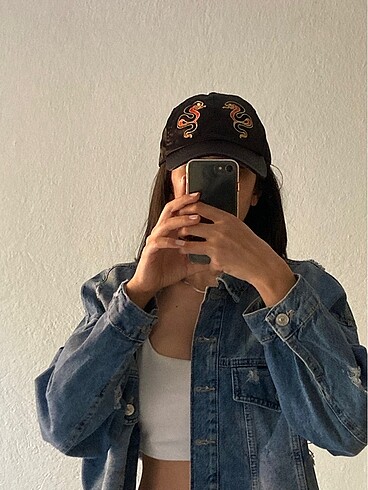 H&M saten islemeli sapka