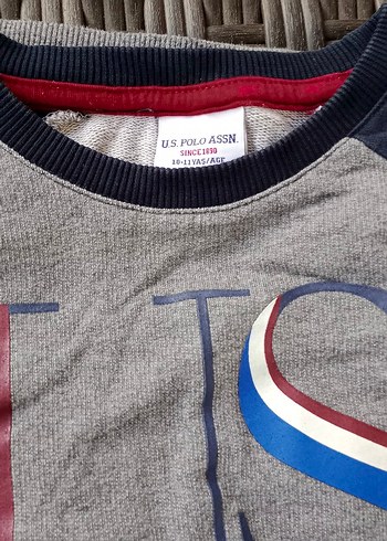 Erkek Çocuk Gri Baskılı Sweatshirt - Görsel 4