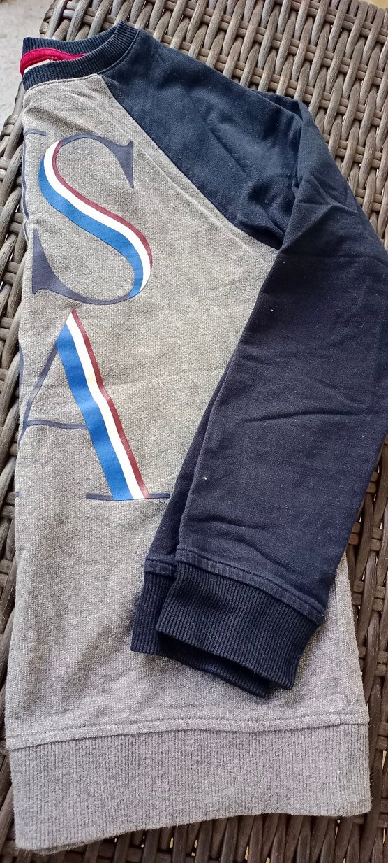 Erkek Çocuk Gri Baskılı Sweatshirt - Görsel 3