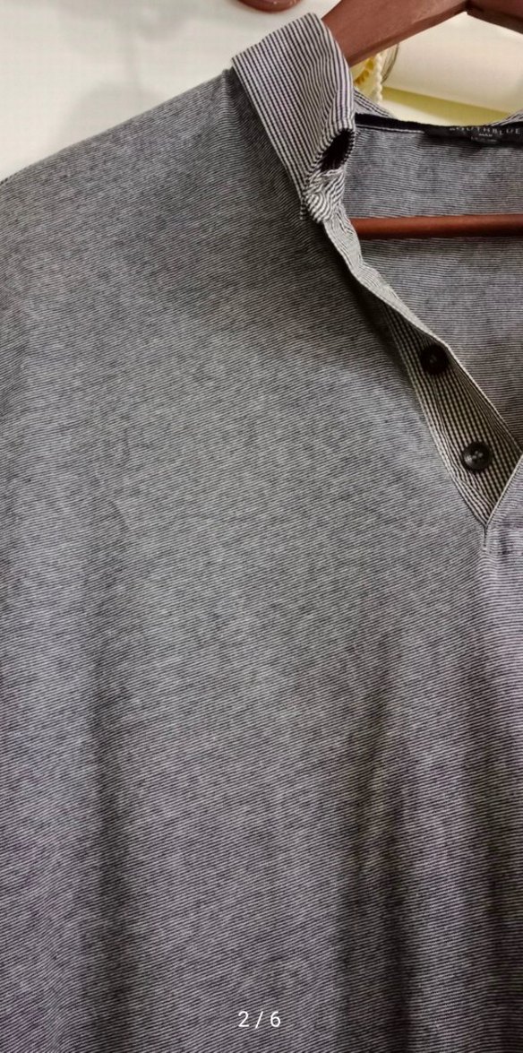 Gri Kısa Kollu Erkek Polo Tişört - Görsel 2
