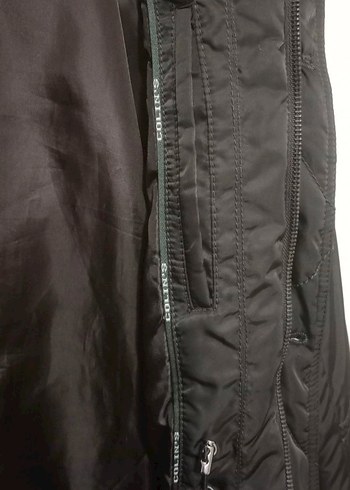 Düğmeli Siyah Erkek Mont - Görsel 4