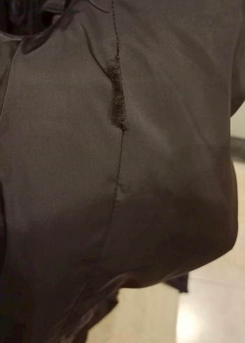 Düğmeli Siyah Erkek Mont - Görsel 6