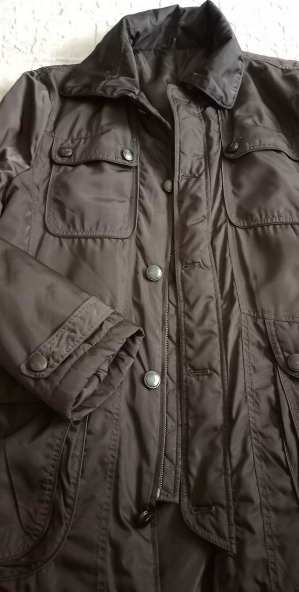 Düğmeli Siyah Erkek Mont - Görsel 3