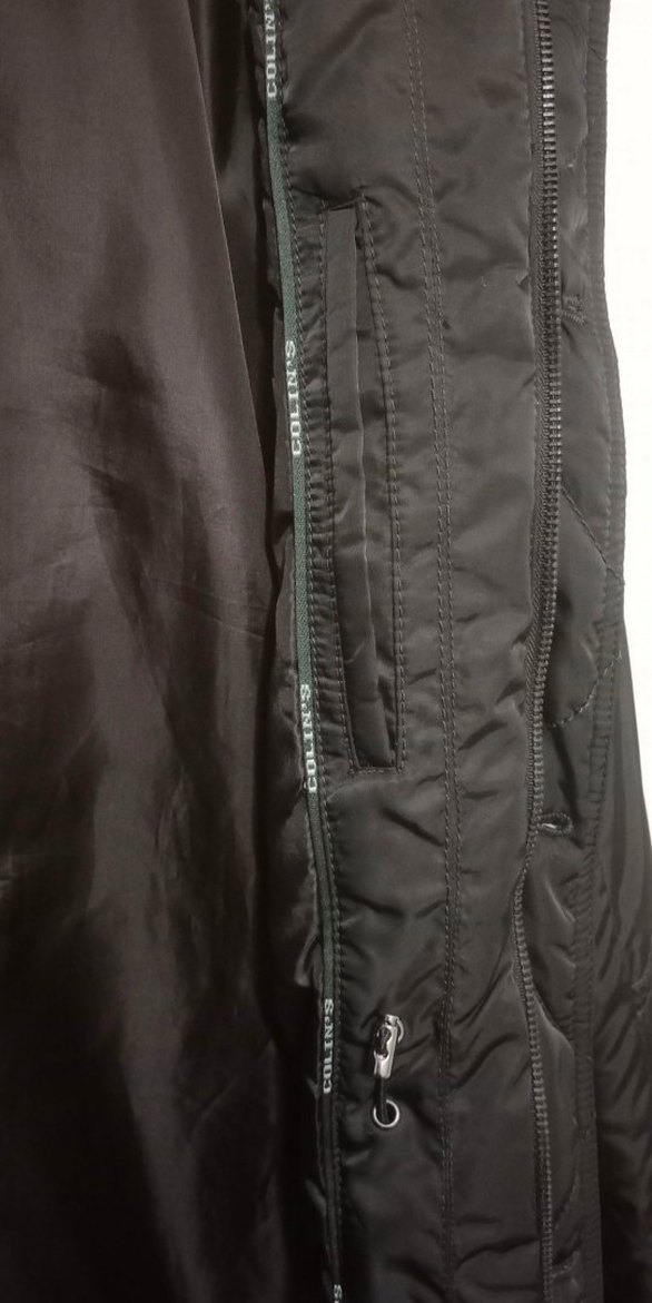 Düğmeli Siyah Erkek Mont - Görsel 4