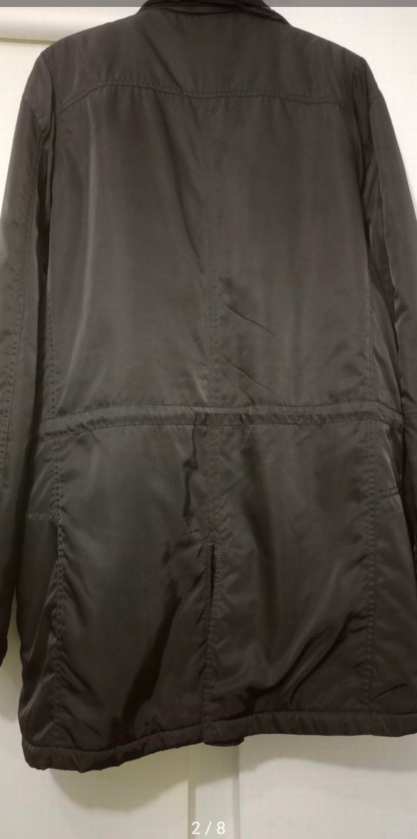 Düğmeli Siyah Erkek Mont - Görsel 2