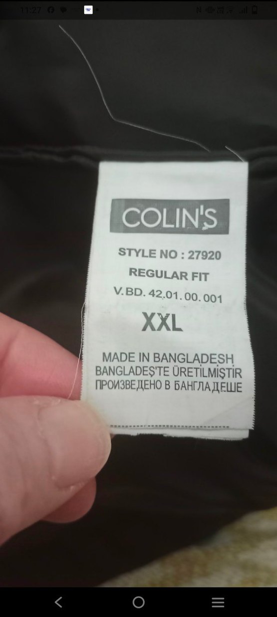 Düğmeli Siyah Erkek Mont - Görsel 5