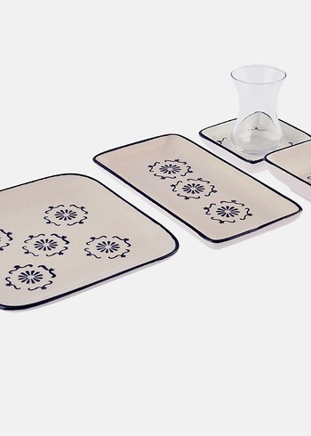 Emsan Mavi Desenli Kahvaltı Seti - Görsel 3