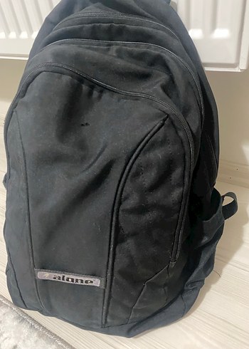 Siyah Kadın Sırt Çantası, Tokalı, Minimalist - Görsel 2