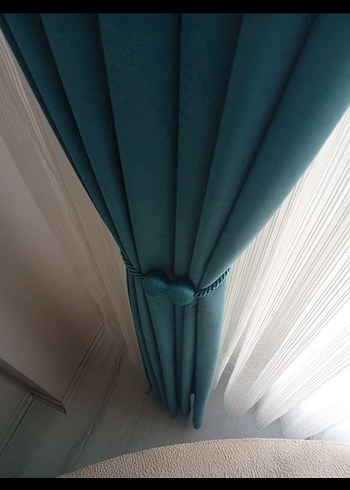 4 adet fon perde sık pıle yenı sayılır - Görsel 3