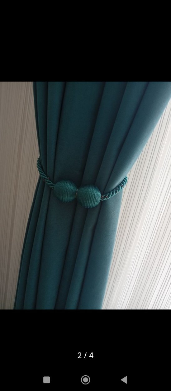 4 adet fon perde sık pıle yenı sayılır - Görsel 2