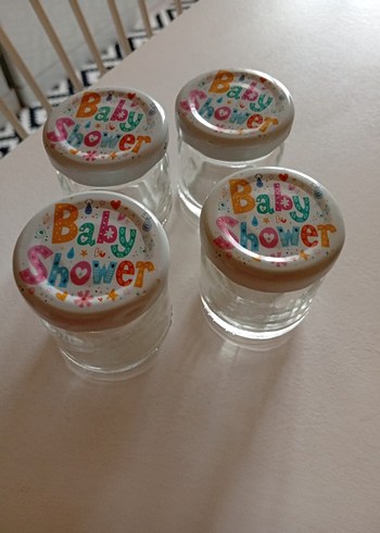 Renkli Baby Shower Bebek Şişesi 4 adet - Görsel 2