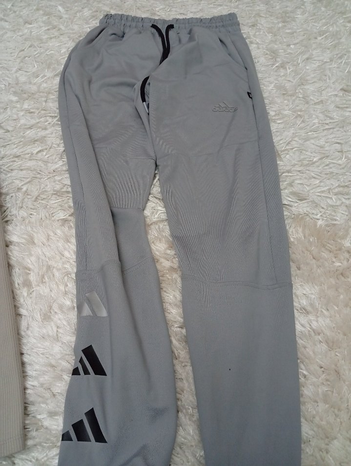 Gri Fermuarlı Rahat Kesim Outdoor Eşofman - Görsel 2