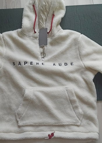 Şherpa dokuma Zara erkek peluş ceket - Görsel 3