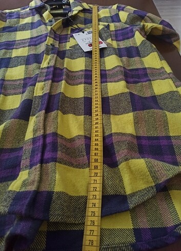 Pull&bear % ???? pamuklu relaxed fit oduncu gömlek  - Görsel 2