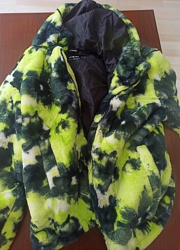 Zara suni kürk mont - Görsel 4