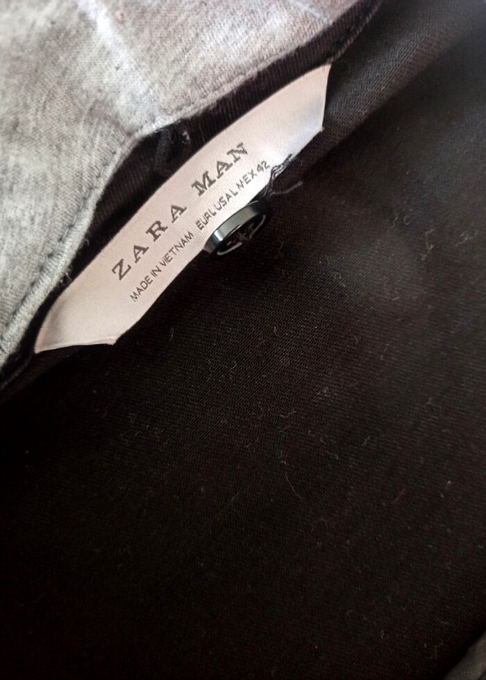 Zara çıkarılabilir kapşonlu ceket  - Görsel 2