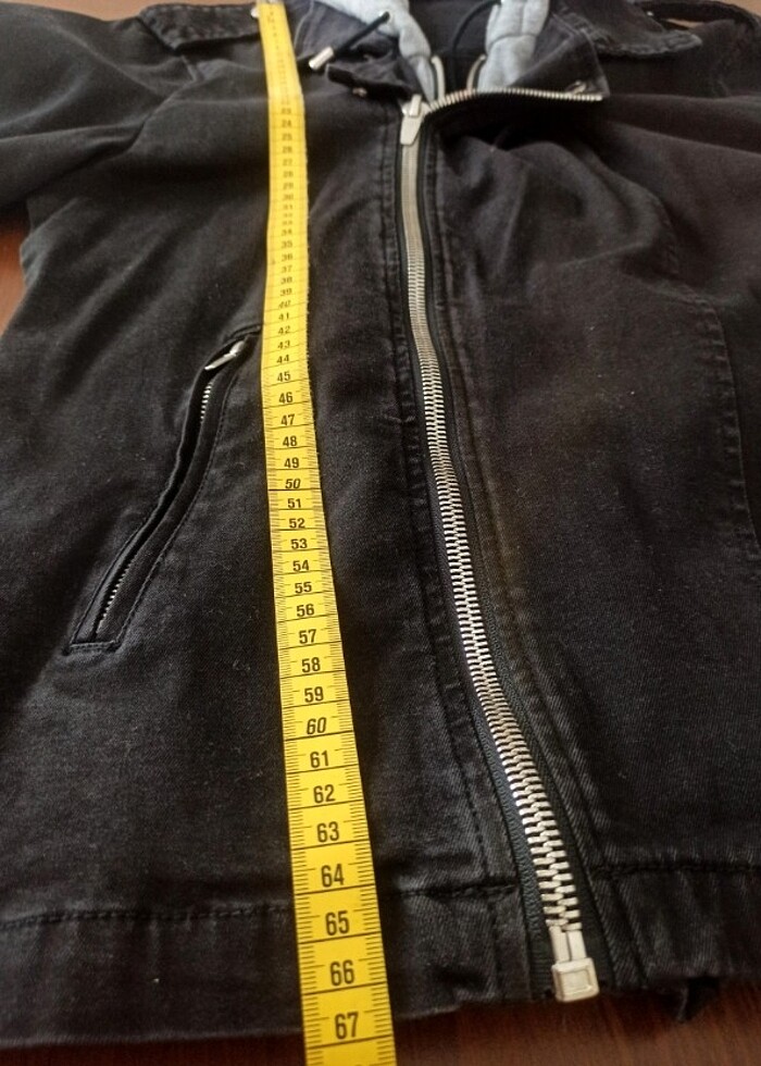 Zara çıkarılabilir kapşonlu ceket  - Görsel 3