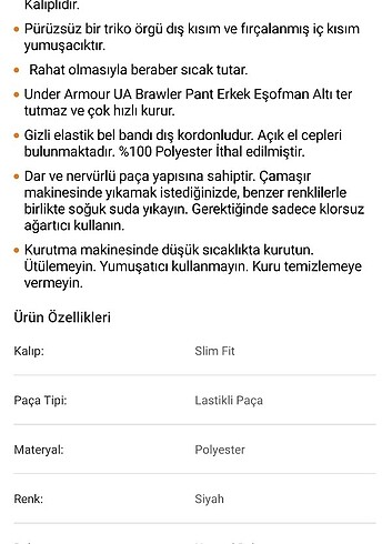 Under armour brawler panta eşofman altı - Görsel 5