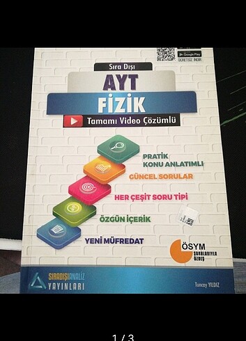 Sıradışı Analiz Yayınları AYT Fizik 