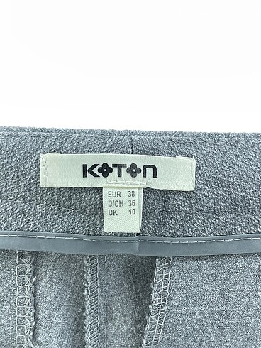 38 Beden gri Renk Koton Kumaş Pantolon %70 İndirimli.