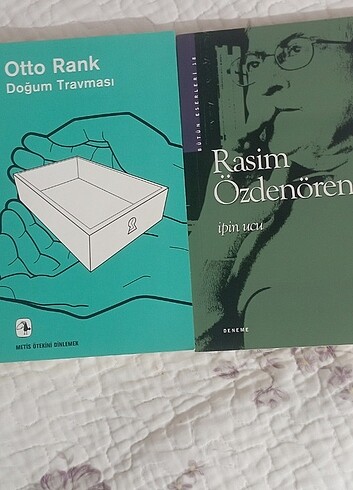 İkili kitap Doğum Travması- psikoloji, İpin Ucu- Edebiyat kitabı