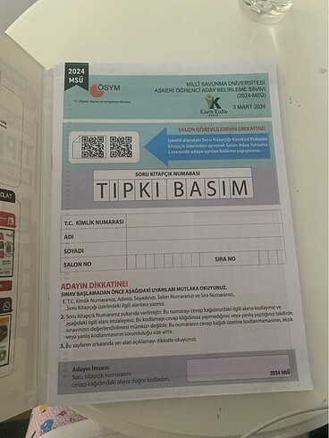  msü tıpkı basım