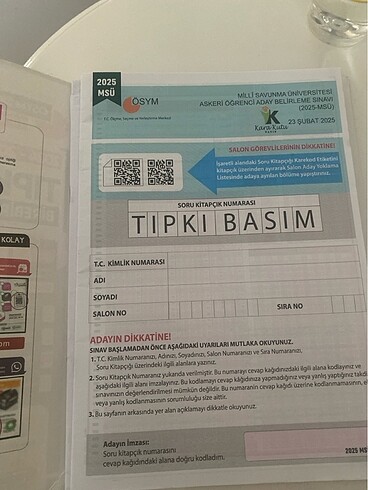  Beden msü tıpkı basım