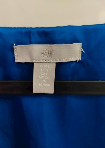 H&M Parlement mavisi VYaka Mavi Midi Elbise Tunik - Görsel 7