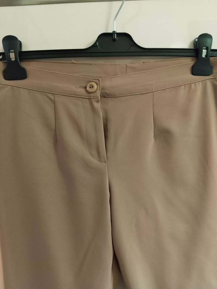 İpekyol Camel Kadın Kumaş Pantolon Midi Boy - Görsel 2