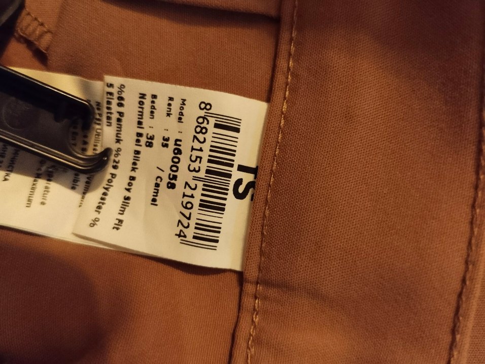 İpekyol Camel Kadın Kumaş Pantolon Midi Boy - Görsel 5