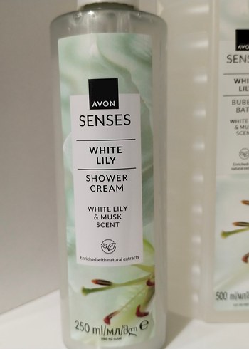 Avon Senses Beyaz Zambak Duş Jeli ve Köpüğü - Görsel 3