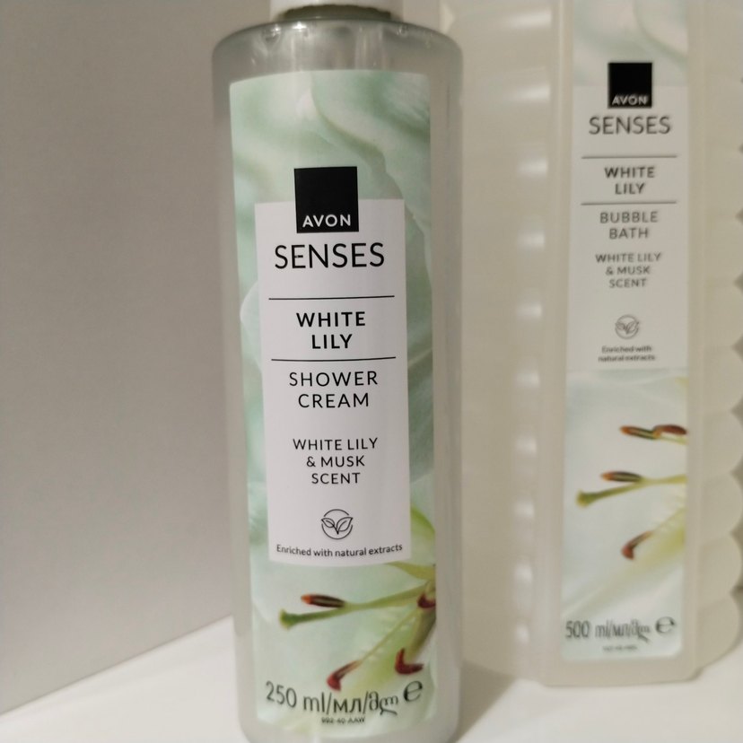 Avon Senses Beyaz Zambak Duş Jeli ve Köpüğü - Görsel 3