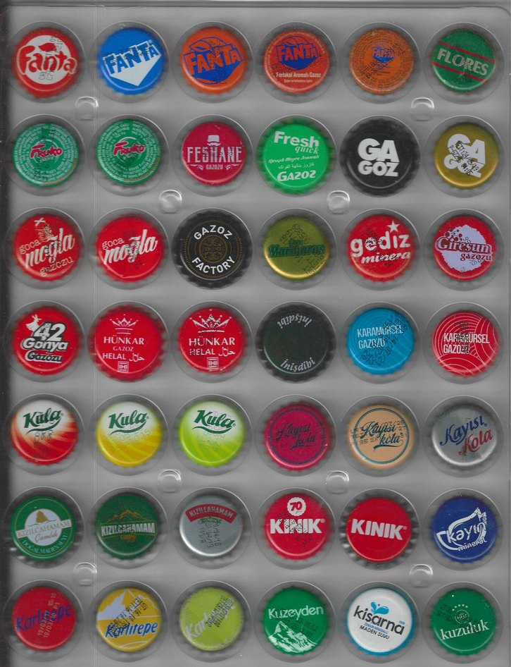 242 Parçalık Gazoz Kapağı Koleksiyonu - Görsel 3