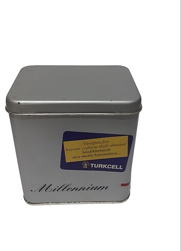 Turkcell Milenyum 2000 Metal Kutu