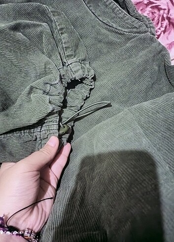 m Beden BDG paraşüt kadife pantalon