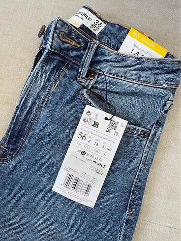 s Beden lacivert Renk Stradivarius jean