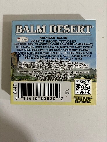 The Balm The Balm Balm Desert