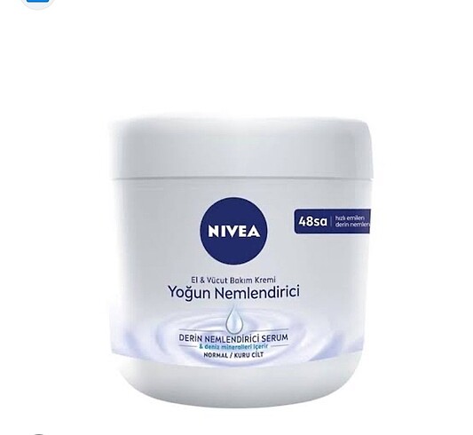 Nivea Yoğun Nemlendirici El ve Vücut Kremi