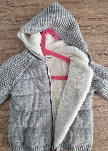 24-36 Ay Beden gri Renk LC Waikiki Erkek Çocuk Hırkası