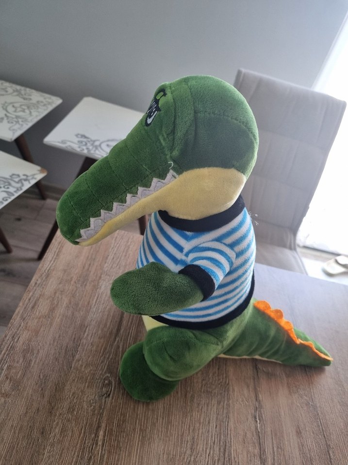 Yeşil Timsah Peluş Oyuncak - Görsel 2