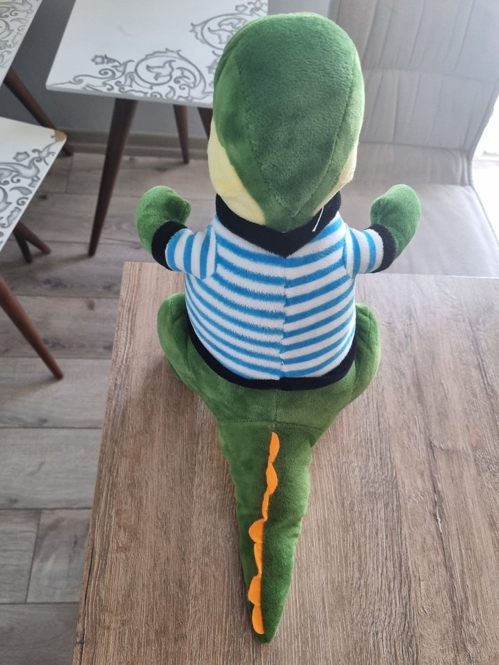 Yeşil Timsah Peluş Oyuncak - Görsel 3