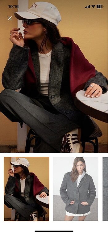 Trendyol & Milla 1 defa gıydım sadece trendyolmilla kaban blazer