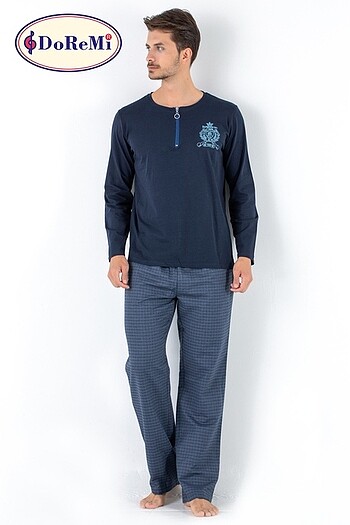 DoReMi Prussian Blue Erkek Pijama Takımı