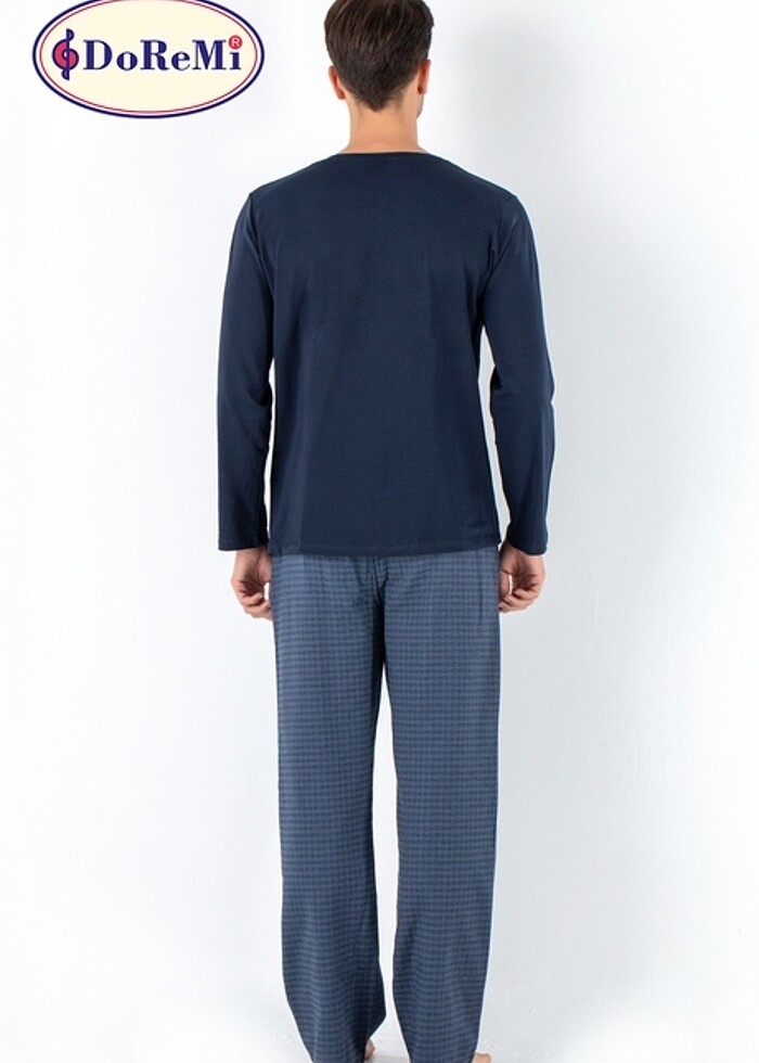 DoReMi Prussian Blue Erkek Pijama Takımı - Görsel 2